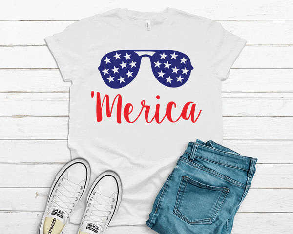 America sunglasses tee