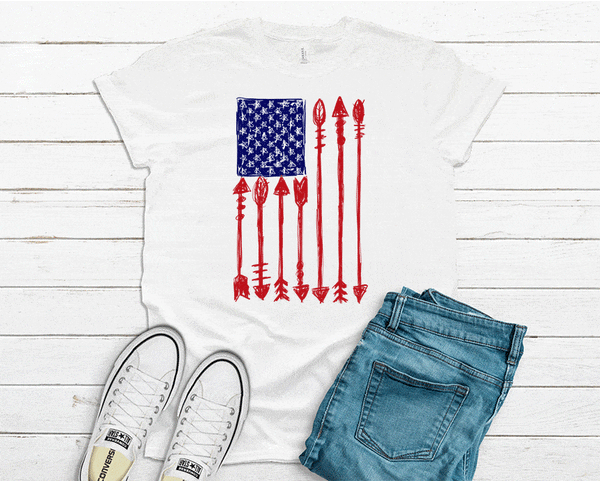 Flag Arrows Tee