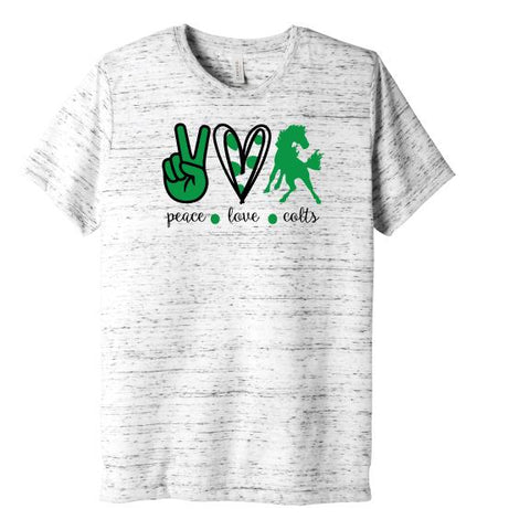 Peace Love Colts Tee