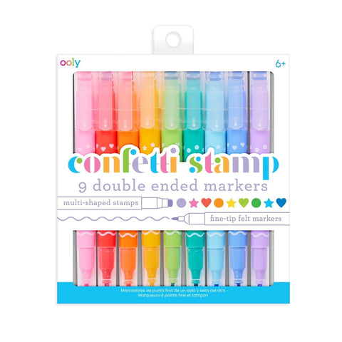 Confetti Stamp: Double Ended Markers