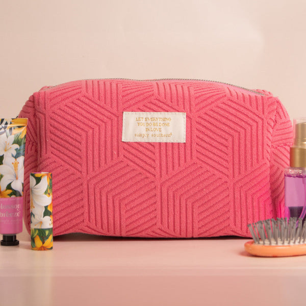 Simply Southern® Cosmo Bag: Hot Pink