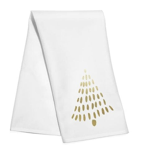 Gold Tree II Tea Towel