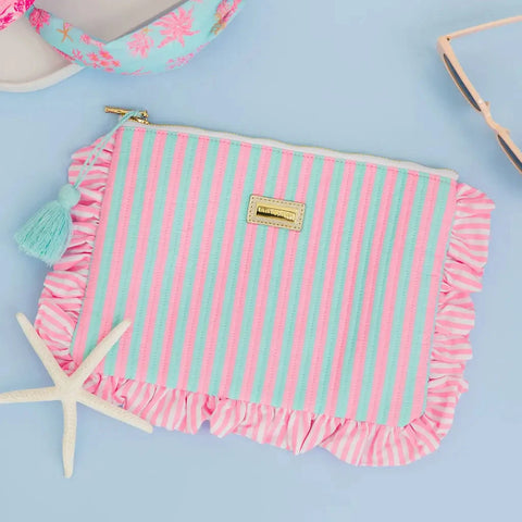 Lilly Pulitzer® Ruffle Pouch, Stripe