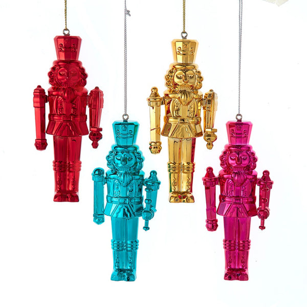 4.75" Metallic Nutcracker Ornaments