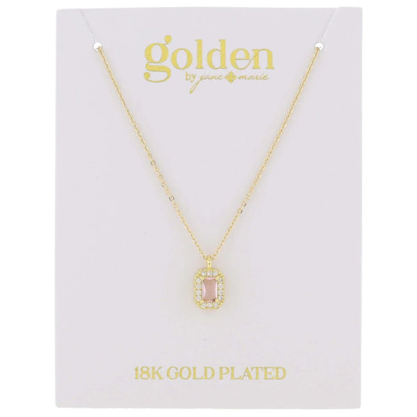 My Month Is Golden Necklace: Rose