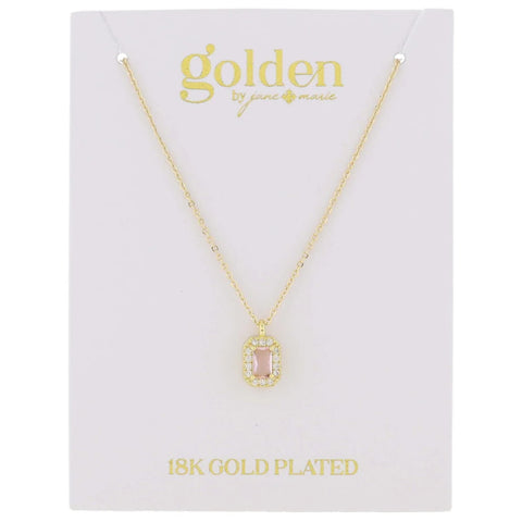 My Month Is Golden Necklace: Rose