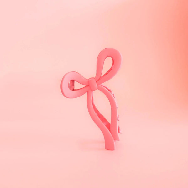 Pink Bow Clip
