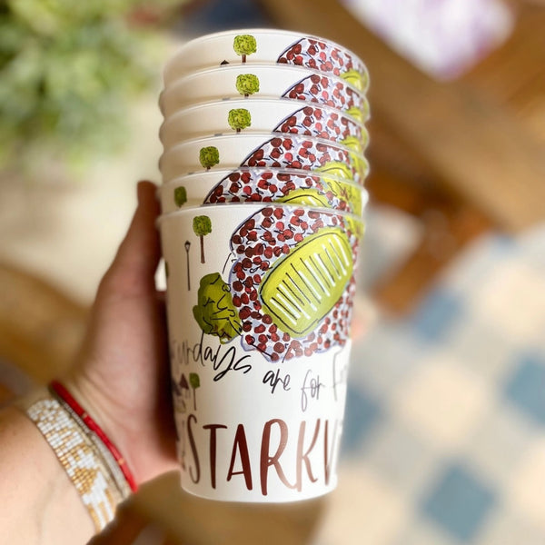 Starkville, MS Reusable Cup Set (Set of 6)