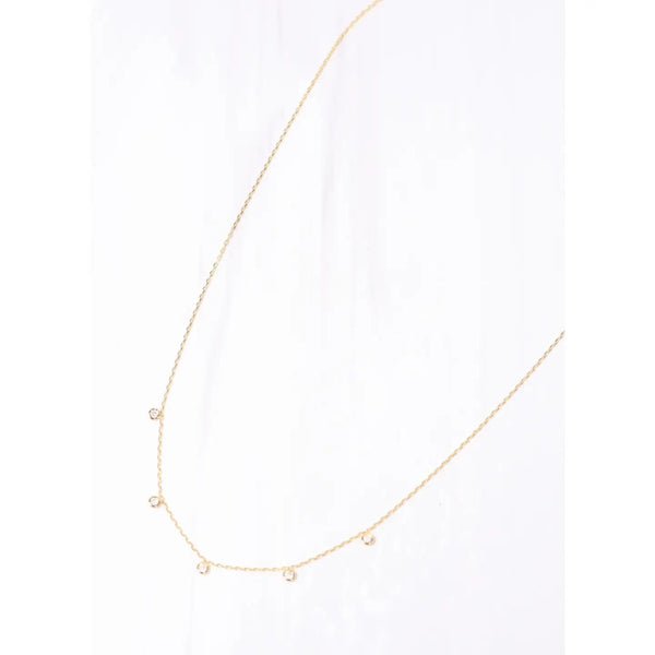 Margot CZ Gold Necklace