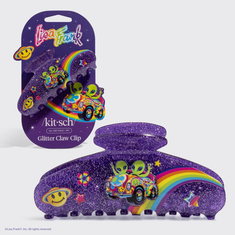 Lisa Frank Glitter Claw Clip: Zoomer™ and Zorbit™