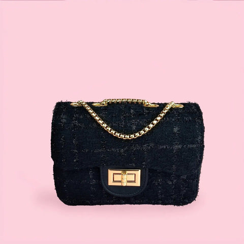 Noir Chic Mini Handbag