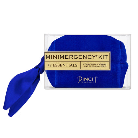 Cobalt Velvet Minimergency Kit