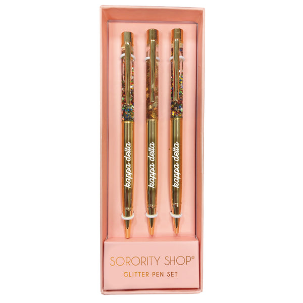 Kappa Delta Glitter Pen Set