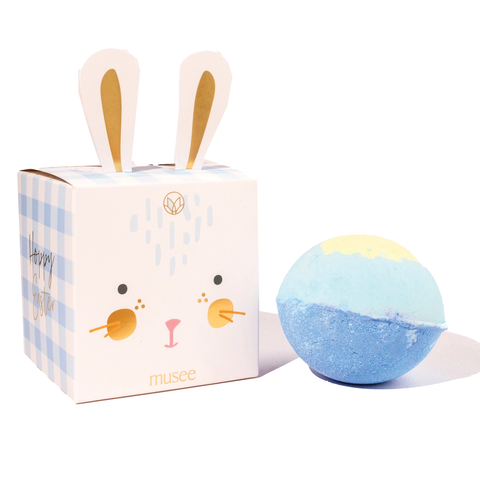 Blue Bunny Boxed Bath Bomb