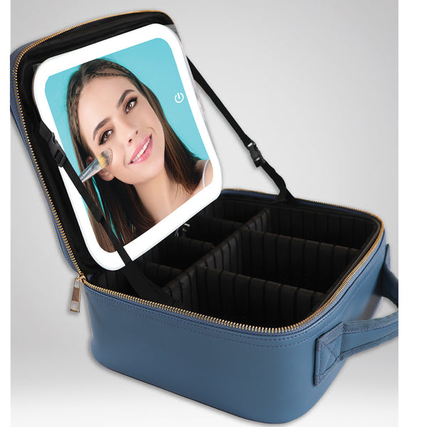 Simply Southern® Makeup Travel Case: Azur