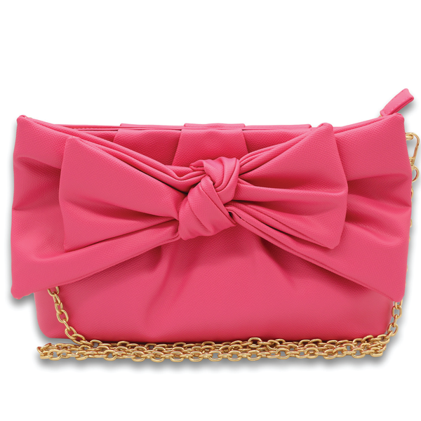 Simply Southern® Crossbody Bow Purse: Pink