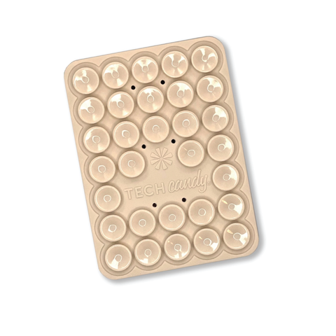 Stick 'Em Up 2-Sided Phone Suction Pad: Natural