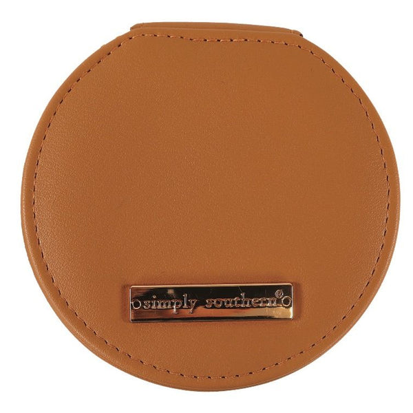 Simply Southern® Leather Jewelry Case: Chai