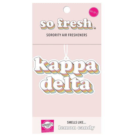 Kappa Delta Retro Air Freshener