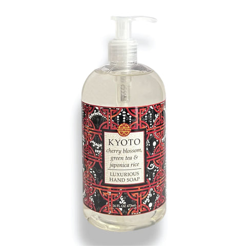 Kyoto Cherry Blossom + Green Tea + Japonica Rice 16oz Hand Soap