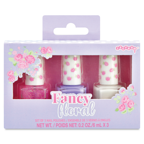 Fancy Floral Nail Polish Set
