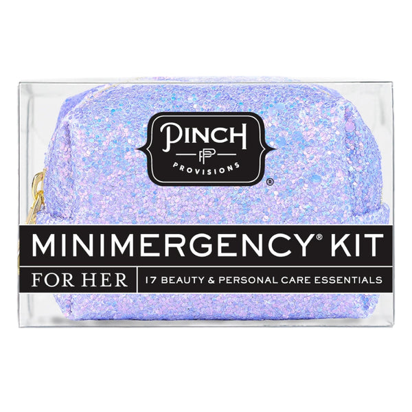 Periwinkle Glitter Minimergency Kit