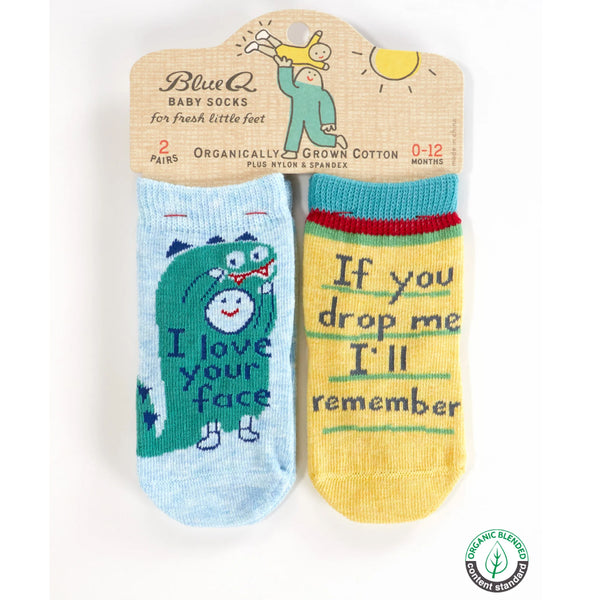 Your Face/Drop Me Baby Socks