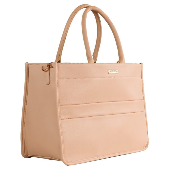 Milan Tote: Cream