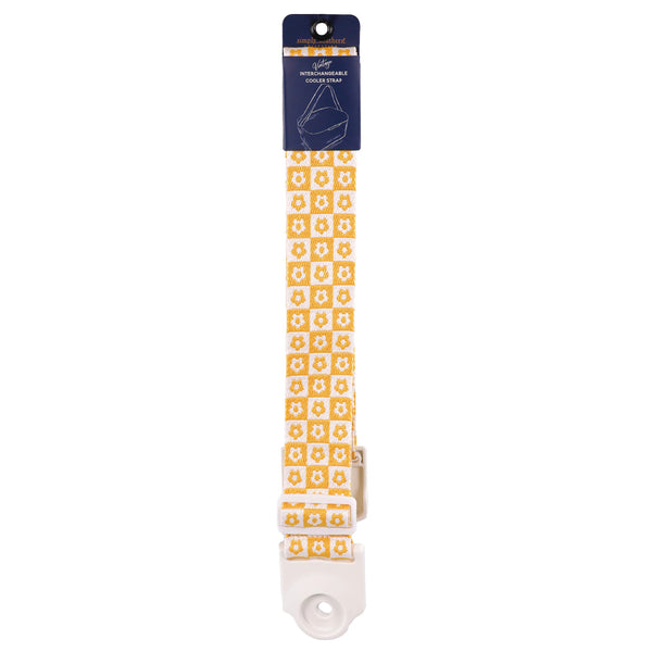 Simply Southern® Cooler Strap: Flower Yellow