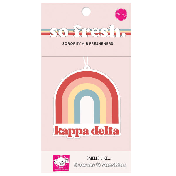 Kappa Delta Rainbow Air Freshener