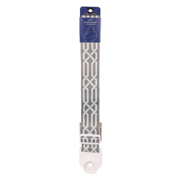 Simply Southern® Cooler Strap: Geo Grey