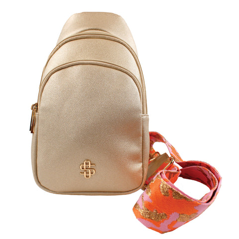 Simply Southern® Gold Sling Crossbody