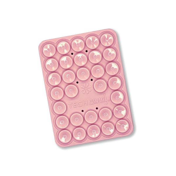 Stick 'Em Up 2-Sided Phone Suction Pad: Pink