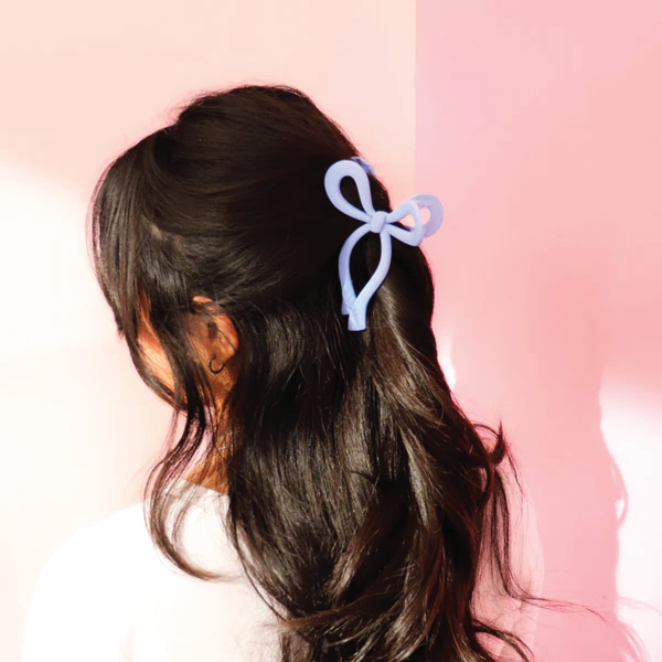 Periwinkle Bow Clip