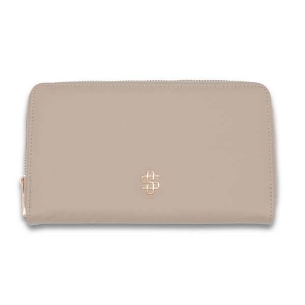 Simply Southern® Vegan Leather Wallet: Beige