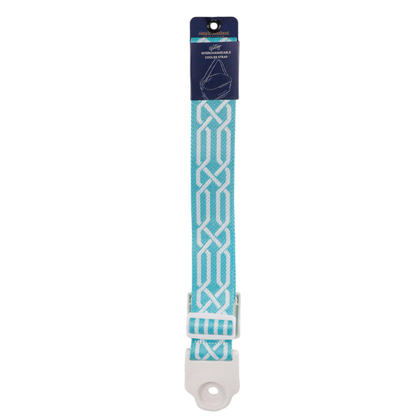 Simply Southern® Cooler Strap: Geo Blue