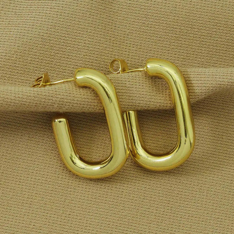 18K Gold Filled Huggie Earrings