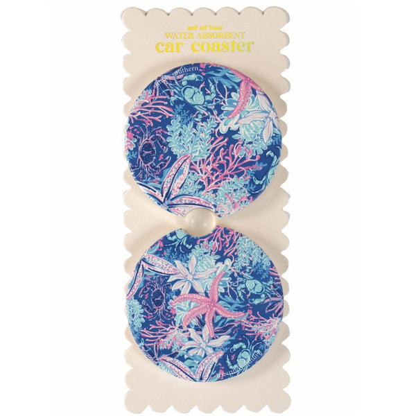 Simply Southern® Car Coasters Set: Reef