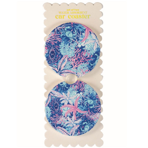 Simply Southern® Car Coasters Set: Reef