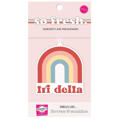 Tri Delta Rainbow Air Freshener