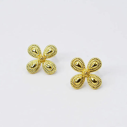 Lily Blush Gold Studs