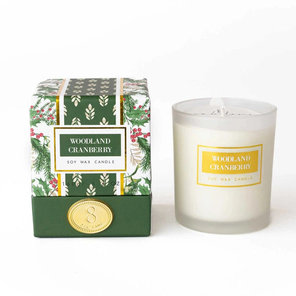 Boxed 5.6oz Candle - Woodland Cranberry