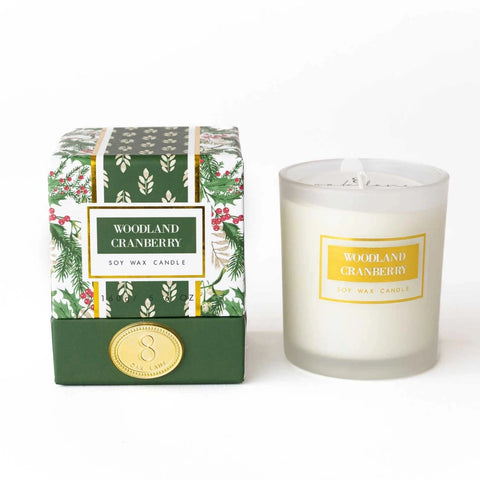 Boxed 5.6oz Candle - Woodland Cranberry