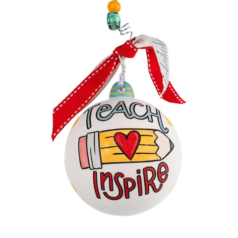 Teacher Apple Ornament