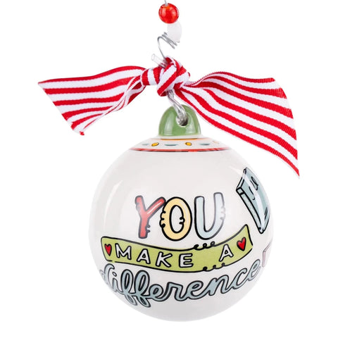 Teacher Make a Difference Ornament