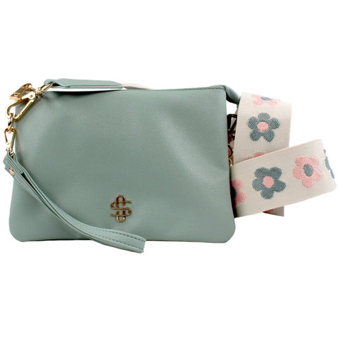 Simply Southern® Sage Crossbody Wallet Bag