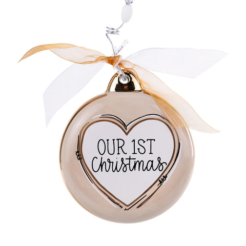 Our First Christmas Puff Ornament