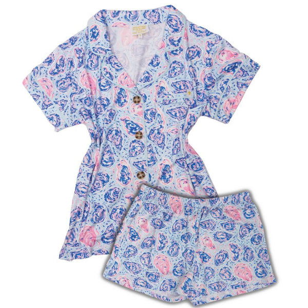 Simply Southern® Oyster Cotton PJ Set