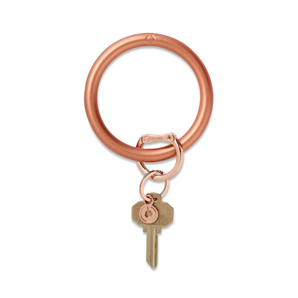 Big O® Key Ring: Solid Rose Gold