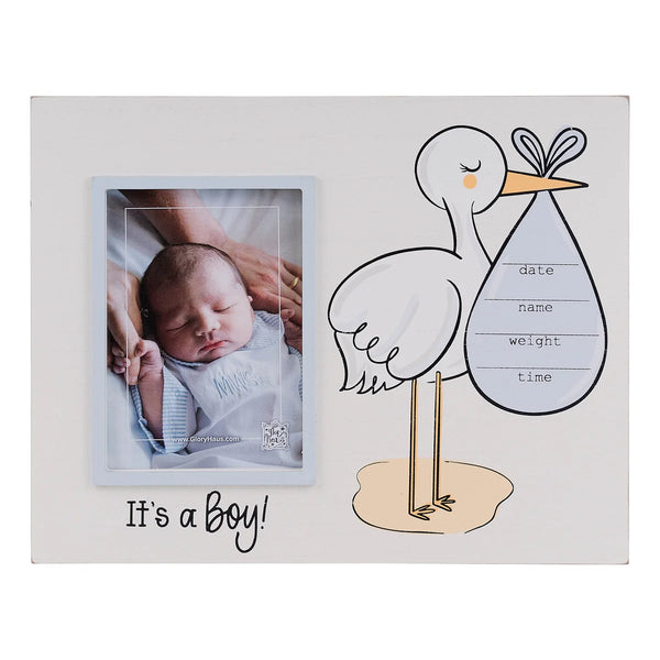 Stork It's A Boy Picture Frame